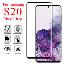 Для Samsung Galaxy S20 ultra plus защитное стекло S 20 s20plus S20ultra защита экрана 20plus 20 ultra 3D Закаленное стекло пленка HD 2024 - купить недорого