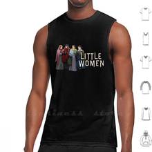 Little Women-Camiseta sin mangas de algodón para hombre y mujer, chaleco sin mangas, Greta Gerwig louissa May Alcott Saoirse Ronan Jo March Meg 2024 - compra barato