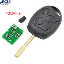 Car Remote Key for Ford Fusion Focus Mondeo Fiesta Galaxy 3 Buttons 433Mhz FO21 Blade 2024 - buy cheap