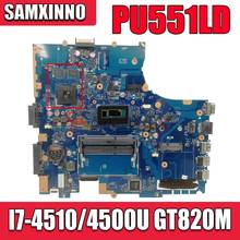 Laptop motherboard For Asus PRO551L PU551LD PU551LD PU551LA PU551L P551L Mainboard teste ok REV2.0 I7-4510/4500U GT820M 2024 - buy cheap