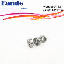 Kande Bearings 604 ABEC-1 ABEC-3 ABEC-5 P5 604 ZZ  Miniature Deep Groove Ball Bearing 4x12x4mm  604ZZ  604-2Z 10pcs 2024 - buy cheap