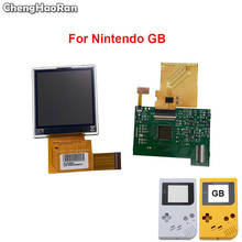 ChengHaoRan-pantalla LCD retroiluminada para Nintendo GB, pantalla lcd de alto brillo con cable de cinta para consola GB DMG GBO 2024 - compra barato