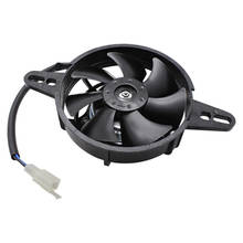 12v 200cc 250cc 300cc preto motocicleta ventilador de refrigeração 120mm sujeira pit bike motocicleta atv quad refrigerador de óleo água do radiador elétrico 2024 - compre barato