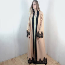 F8809 2019 Абаи Дубайский Мусульманский платье халат-кимоно Бангладеш одеяние мусульмане 2024 - купить недорого