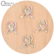 Cordial Design 100Pcs 26*26MM Jewelry Accessories/Acrylic Beads/Hand Made/Charms/Aurora Effect/Earring Findings/DIY Beads Making 2024 - buy cheap