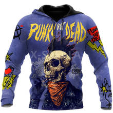 Skull Love Punk Forever 3D Print Size XS-7XL Hoodie Man Women Harajuku Outwear Zipper Pullover Sweatshirt Casual Unisex-1 2024 - buy cheap