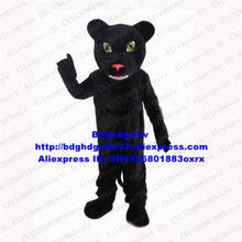 Pantera negra leopardo pard traje da mascote adulto personagem dos desenhos animados terno berçário escola marca promoção zx1259 2024 - compre barato