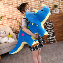 40/60/100cm Creative Soft Triceratops Stegosaurus Plush Toys Dinosaur Doll Stuffed Dinosaurs Toy Kids Birthday Gifts 2024 - buy cheap