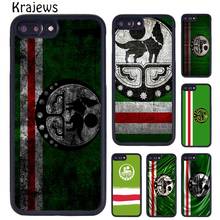 Krajews Chechen National Flag Antique Theme Phone Case For iPhone 5 SE 6s 7 8 plus X XR XS 11 12 13 pro max Samsung S8 S9 S10 2024 - buy cheap