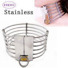 BDSM Fetish Restraints Role Play For Woman Man Strainless Steel Neck Bondage Slave Collar Metal Collars Adult Game Eroti SexToys 2024 - buy cheap