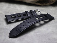 Correas de reloj de 20 22 24mm, accesorios de nuevo diseño, correa de reloj de cuero de vaca para pulsera de cinturón Omega Mido Seiko Rolex 2024 - compra barato