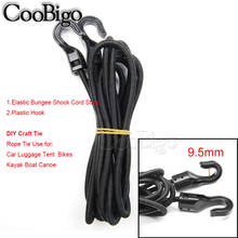 1set Heavy Duty Elastic Bungee Shock Cord Strap Stretch Plastic Hook for Car Luggage Tent Kayak Boat Canoe Bikes Rope Tie 2024 - buy cheap