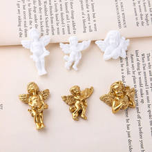 Drop Earrings Resin Patch DIY Handmade Hair Accessories Gold Vintage Retro Dimension Cupid Angel Pendant for Women Girls Cartoon 2024 - buy cheap