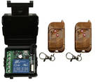 Dc12v 1ch 1 ch 10a interruptor de luz de controle remoto relé saída módulo receptor de rádio + um botão de metal remoto garagem porta/lâmpada - especificações