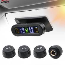 Car TPMS Sensors Tire Pressure Monitoring System Tyre Diagnostic Tools Solar USB Digital 4x4 Automotive Accessories Universal 2024 - compre barato