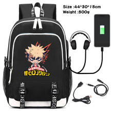 My Boku No Hero Academia Cartoon Backpack Student School Bag Satchel Laptop Rucksack Travel Knapsack 2024 - buy cheap
