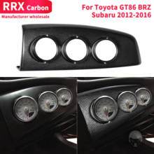 For Toyota GT86 BRZ Subaru 2012-2016 Console Central Dashboard Cover Trim Panel Sticker Real Carbon Fiber Decoration Accessories 2024 - buy cheap