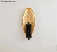 Luminária de parede led corpo dourado/prata, criativa, para sala de estar, quarto, cabeceira, hotel, corredores, tubo de metal, lâmpada e14