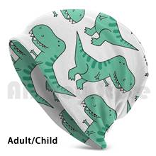 Dinosaur Print Beanie Hedging Cap DIY Print Cushion Dinosaur Dino T Rex Rex Rawr Roar Cartoon Cute Boys Fun 2024 - buy cheap