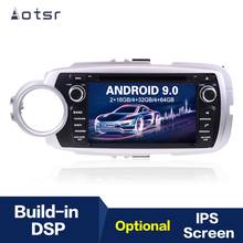 7 ″ Android 9,0 IPS автомобильный DVD GPS навигатор Автомобильный Радио плеер для TOYOTA Yaris 2012 + мультимедийный плеер магнитофон головное устройство 2024 - купить недорого