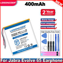 LOSONCOER 400mAh AHB472625PLT Battery For Jabra Evolve 65 Earphone Batteries 2024 - buy cheap