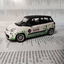Hot car 1/43 FIAT alloy  car model displays a toy car scooter  boy gift toys 2024 - buy cheap