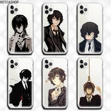 bungou stray dogs Dazai Osamu Phone Case clear for iphone 12 11 Pro max mini XS 8 7 6 6S Plus X 5S SE 2020 XR cover 2024 - buy cheap