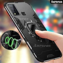 Auroras For vivo Y50 Cover Shockproof Armor Case Finger Ring Magnetism Holder Cover For vivo Y30 Armor Case 2024 - buy cheap