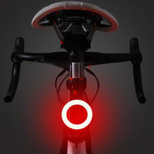 Задний фонарь для велосипеда с возможностью светильник USB Перезаряжаемые горный велосипед аксессуары заднее крыло Предупреждение светильник ночной езды оборудование велосипеда светильник мигающий 2024 - купить недорого