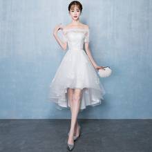Bridesmaid dress skirt female sisters group girlfriends dress dress slim slim sexy shoulder party shopping birthday party Dress 2024 - buy cheap