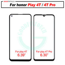 For honor play 4T Pro Front Glass Touch Screen Top Lens LCD Outer Panel Repair For honor play 4T 4tpro glass 2024 - buy cheap