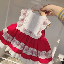 Vestido de encaje sin mangas para bebé, ropa de fiesta de cumpleaños, fiesta de Pascua, Eid Lolita, Y2687, 12M-10T, Verano 2024 - compra barato