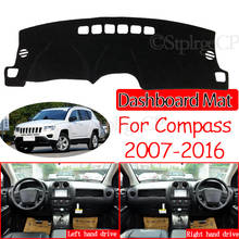 for Jeep Compass 2007~2016 MK1 MK49 Anti-Slip Mat Dashboard Cover Pad Sunshade Dashmat Car Accessories 2008 2009 2010 2012 2015 2024 - buy cheap