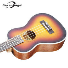 SevenAngel 26 inch Tenor Ukulele Rosewood Fingerboard 4 Aquila Strings Guitar Electric ukelele Sunset Color with Pickup EQ 2024 - buy cheap