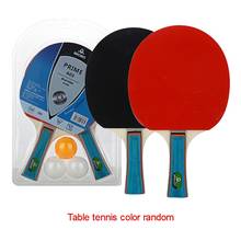 2 racket+3 balls Professional carbon fiber table tennis rackets with double face pimples table tennis rubber ping pong rackets 2024 - buy cheap