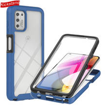 Front Screen Protector Cases For Motorola G Stylus G Power 2021 G9 Play Solid Shockproof Clear Cover Hard PC Soft Silicone Coque 2024 - buy cheap