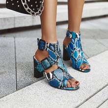 NEW 2020 Summer New Women Sandals High Heels Buckle Fish mouth gladiator pumps Sexy Ladies party shoes sandalia Mujer 34-43 2024 - buy cheap