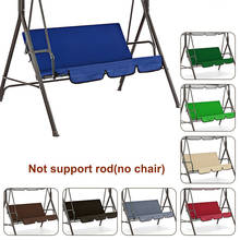 Garden Outdoor 3 Seat Swing Chair Canopy Cover Shade Courtyard Hammock Tent Cover Sail UV Resistant Waterproof (No top cover) 2024 - buy cheap