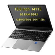 15.6' Laptop 8G RAM DDR4 1TB 512G 256G 128G SSD Gaming Laptop Ultrabook Intel Celeron J4115 Quad Core Win10 OS Notebook Computer 2024 - buy cheap