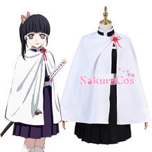 Anime! Fantasia de demon slayer, roupas para cosplay, uniforme kimetsu no yaiba touyuri kanawo 2024 - compre barato