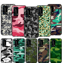 T16 Army Green Camouflage Case for Huawei P9 P10 P20 P30 P40 Y6 Y7 Y9 Lite Pro Max Prime Mini 2019 2024 - buy cheap