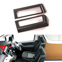 For Toyota Hiace 2019 2020 Car Dashboard Central Air Vent Frame Styling ABS New Auto Moldings 2024 - buy cheap