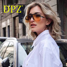 2020 DPZ Trendy New Woman Half Frame Fashion Sunglasses Men's High Quality Large Frame Brand Sunglasses UV400 Oculos De Sol 2024 - buy cheap