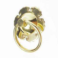 COTOM Brass Door Knocker Chinese Antique Door Knob Round Pull Ring High Quality  Home Decoration Wooden Door Hardware 2024 - buy cheap