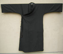 Высокое качество черный/синий даосизм кунг-фу халат даосский wudang тай-чи одежда костюмы добок форма для боевых искусств платье 2024 - купить недорого