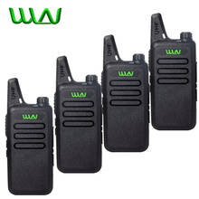 4Pcs WLN Kd-C1 Mini Walkie Talkie Portable Wireless Radio Silm Handheld KDC1 C2 Two Way Radio Transceiver HF Ham Radio Station 2024 - buy cheap