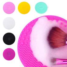 Gel Board Washing Tools Beauty Tools Cosmetic Cleaner Silicone sucker Cleaning Mat Scrubbing pad Cleansing Pad  Makeup Brush Cle 2024 - buy cheap