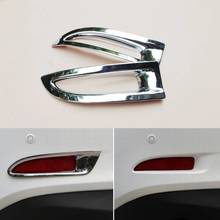 For Mazda 6 2014 2015 2016 2017 Gj Atenza Accessories Rear Fog Light Lamp Covers Trims Car Exterior Sticker Shell ABS Chrome 2024 - buy cheap