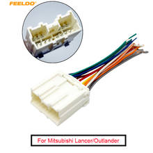 FEELDO-Adaptador de cableado de Radio estéreo para coche, accesorio para Mitsubishi Lancer/Galant/Outlander/3000GT/Diamante/Mirage/Montero/Endeavor 2024 - compra barato