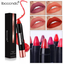 Matte Lipstick Crayon Matte Long Lasting Lipstick Velvet Lipstik Waterproof Lips Makeup Natural Lip Tint 12 Colors 2024 - buy cheap